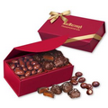 Chocolate Almonds & Sea Salt Caramels in Red Magnetic Box